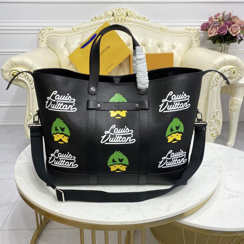 LV Handbags Tote Bags M59373 Black Duck